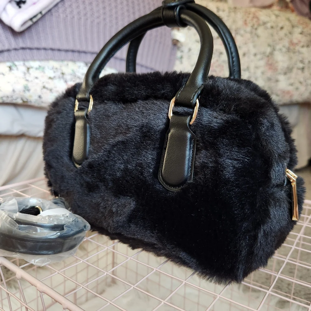 HoH Mini Faux Fur Handbag